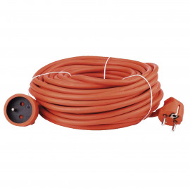 Predlžovačka 1x30m 230V oranžová