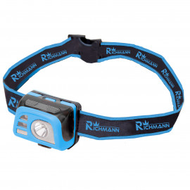 AKU svietidlo hlavové 5W+2SMD+2LED červené