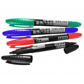 Permanentný označovač obojstranný mix farieb 36ks