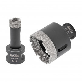 Vrták vykružovací 6mm M14 do brúsky