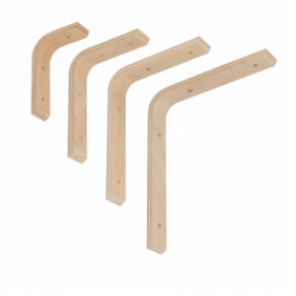 Konzola drevená ohybná 250x200mm