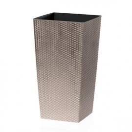 Kvetináč RATO square mocca 40x40x75cm