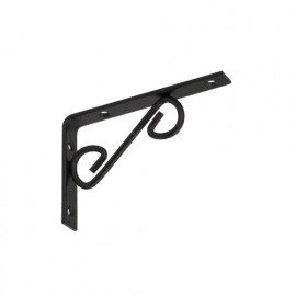 Konzola dekoračná čierna 200x125mm