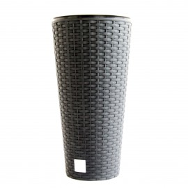 Kvetináč RATO tubus antracit 25x48cm