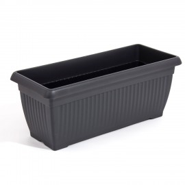 Kvetináč TERRA (truhlík) antracit 60x26x24cm