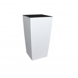 Kvetináč RATO square biely 26,5x26,5x50cm