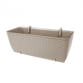 Kvetináč RATOLLA PW mocca 38x15x14cm