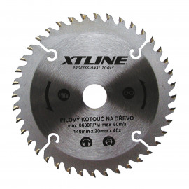 Kotúč pílový s SK plátmi trapézový na drevo 300x30mm/100 zubov