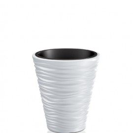 Kvetináč SAND biely 30x33cm