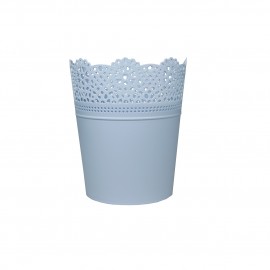 Kvetináč LACE bledomodrá 16x18,5cm