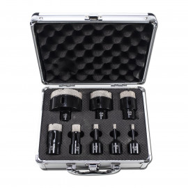 Korunka vykružovacia diamantová 6-68mm sada 8 dielov