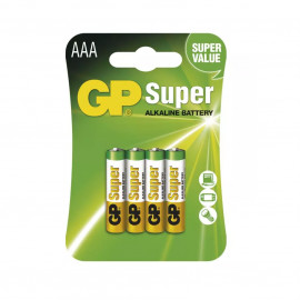 Batéria alkalická GP Super AAA LR6 4ks
