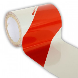 Fólia reflexná červeno-biela ľavá 141mm