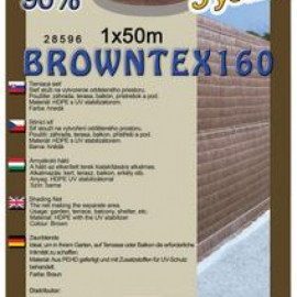 Sieť tieniaca Browntex 2x10m hnedá