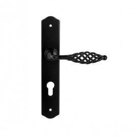 Kľučka ROYAL 90 vložková do bránky čierna