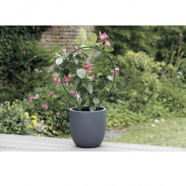 Podpera na kvety PLAST ARC 63cm zelená