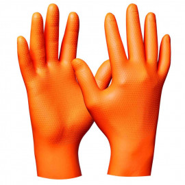 Rukavice NITRIL ORANGE veľkosť L oranžové