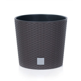 Kvetináč RATO round tmavo hnedý 25cm