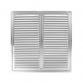 Dvierka revízne kovové biele s tlačidlovým zámkom | 300x300 mm