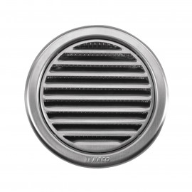 Mriežka nerezová vetracia kruhová so sieťovinou | 100x100 mm