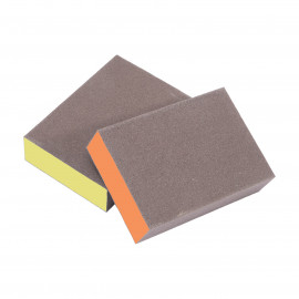 Brús.špongia tuhá 100x70x25mm, zr. 120