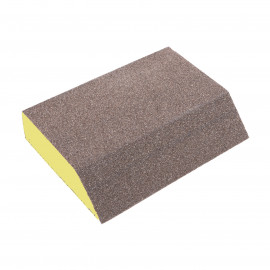 Brús.špongia tuhá zkosená 100x70x25mm, zr. 120