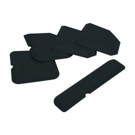 Sada plast. nástrojov k špárovaniu a vyhl.tmelu 5dielov