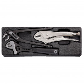 Sada klieští 3 diely, plastové plato