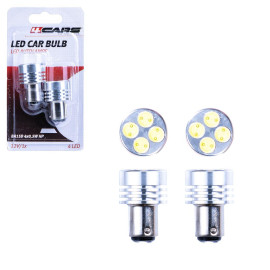 Autožiarovka BA15S/BA15D 4X0,5W HP LED HQ sada
