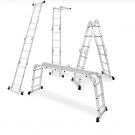 Rebrík viacúčelový 4x3 s platformou