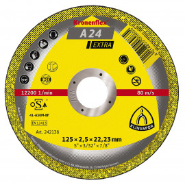 Kotúč rezný KLINGSPOR 125x2,5x22mm A-oceľ