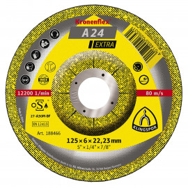 Kotúč brúsny KLINGSPOR 115x6x22mm A-oceľ