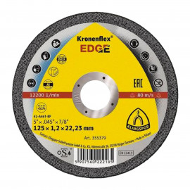Kotúč rezný KLINGSPOR 125x1,2x22,2 mm na OCEL/NEREZ/HLINÍK