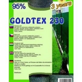 Sieť tieniaca Goldtex 2x10m zelená