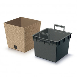Kvetináč Furu SQ ECO WOOD hn.30cm