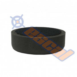 Kotúč leštiaci - suchý zips jemný čierny 150mm