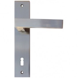 Kľučka TENORIO 90 kľúčová Nikel-satina