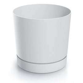 Kvetináč TUBO P biely 17,8cm