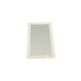 Mriežka vetracia kovová + sieť biela 250x250mm