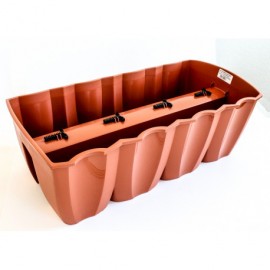 Kvetináč CROWN terakota 58x28x20cm