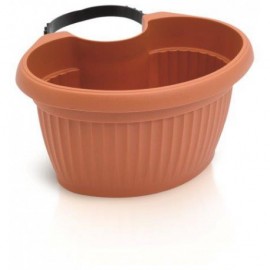 Kvetináč TERRA (bočný) terakota 16x14x20cm
