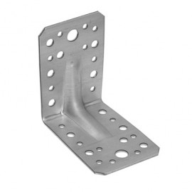Uholník s prelisom 90x90x65/2mm zinok