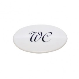 Znak WC biely Elegant